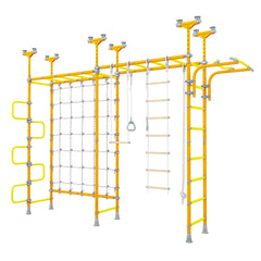 LIMIKIDS Jupiter Plus Orange - Pegasus + monkey bars extension + net