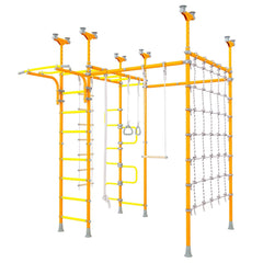 LIMIKIDS Jupiter Plus Orange - Pegasus + monkey bars extension + net