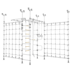 LIMIKIDS Cosmo Grey - Pegasus + Cross Bars extensions + two climbing nets