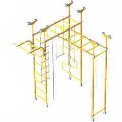 LIMIKIDS Saturn Orange - Pegasus + Monkey bars extension