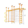 Cosmo - Indoor Climbing Playset with Double Monkey Bars and 2 Spider Nets