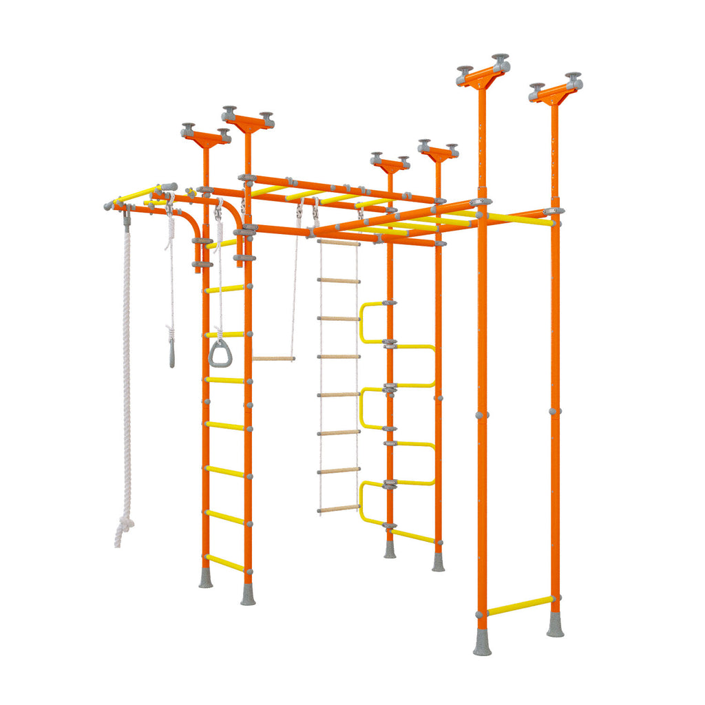 Saturn - Indoor Climbing Playset with Double Monkey Bars