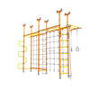 Cosmo - Indoor Climbing Playset with Double Monkey Bars and 2 Spider Nets
