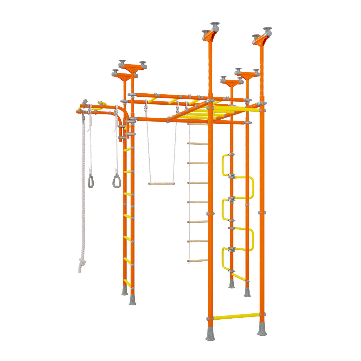 Saturn - Indoor Climbing Playset with Double Monkey Bars