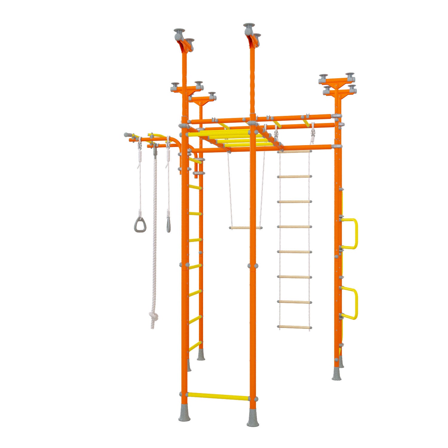 Saturn - Indoor Climbing Playset with Double Monkey Bars