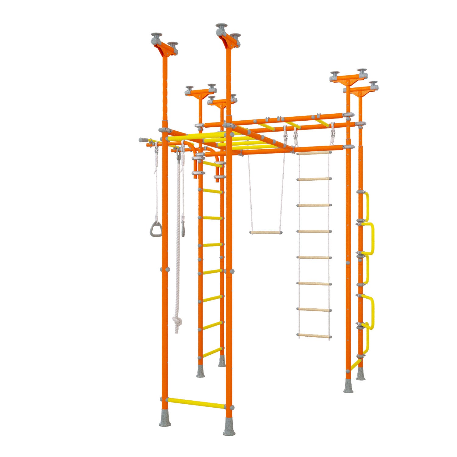 Saturn - Indoor Climbing Playset with Double Monkey Bars
