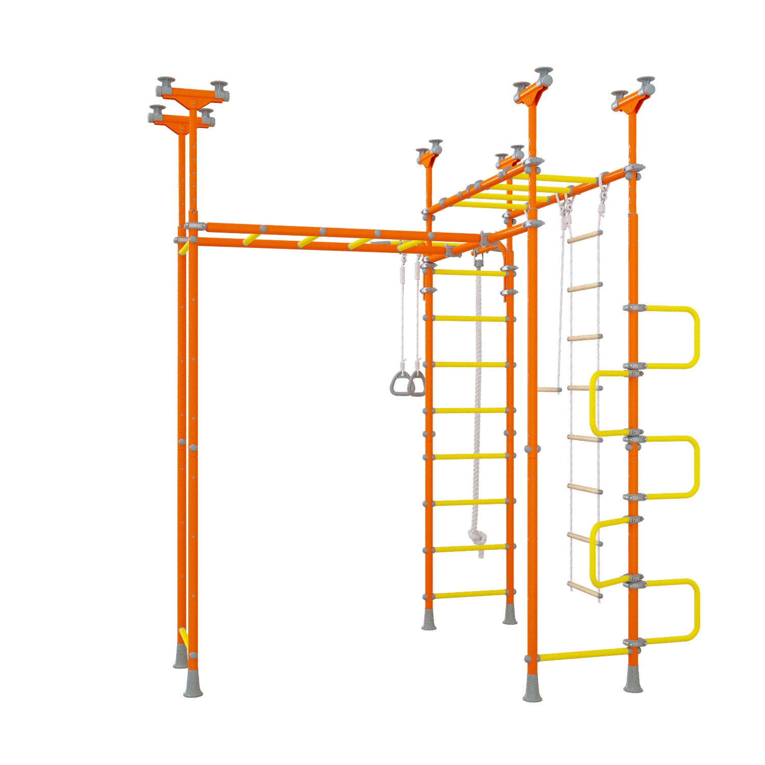 Saturn - Indoor Climbing Playset with Double Monkey Bars