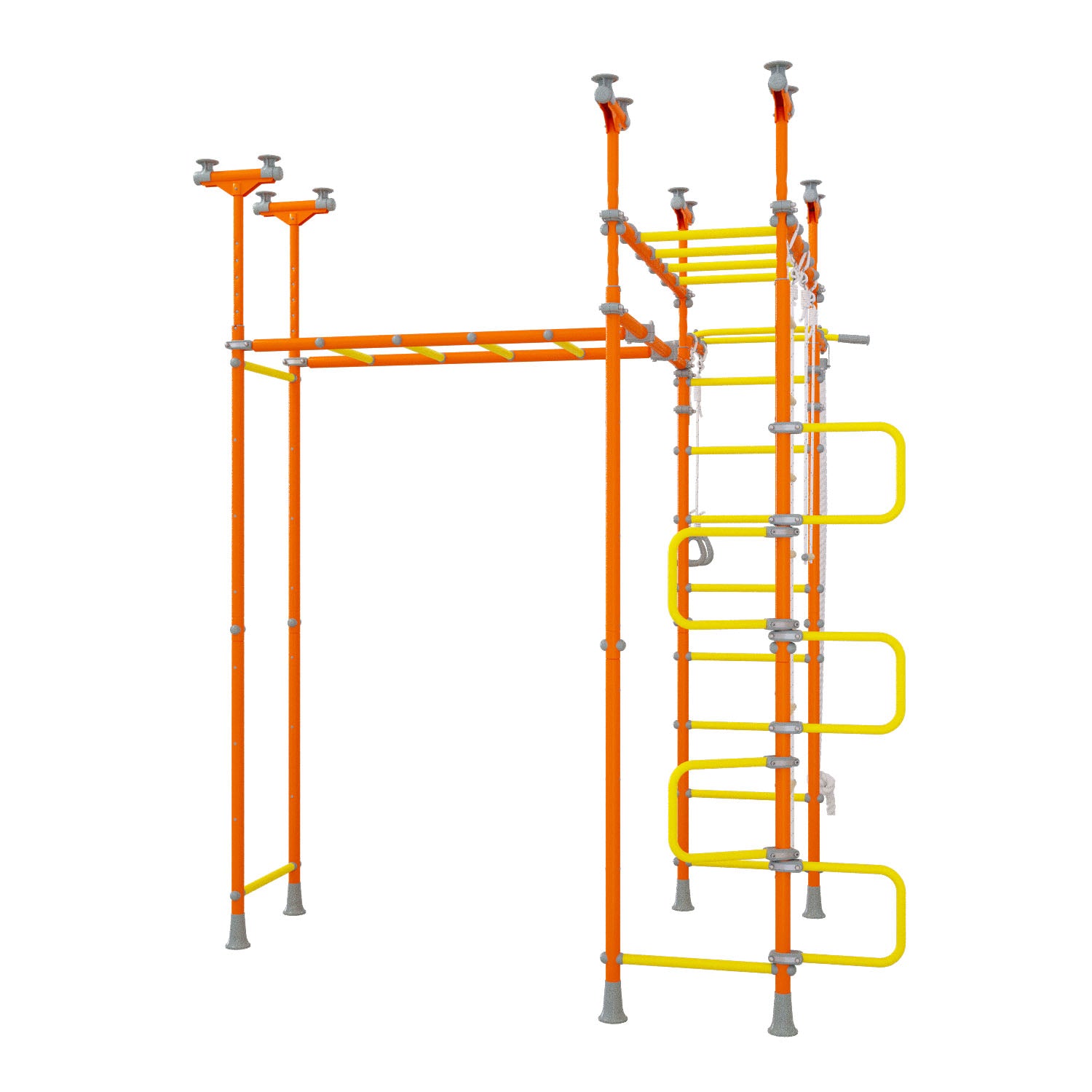 Saturn - Indoor Climbing Playset with Double Monkey Bars