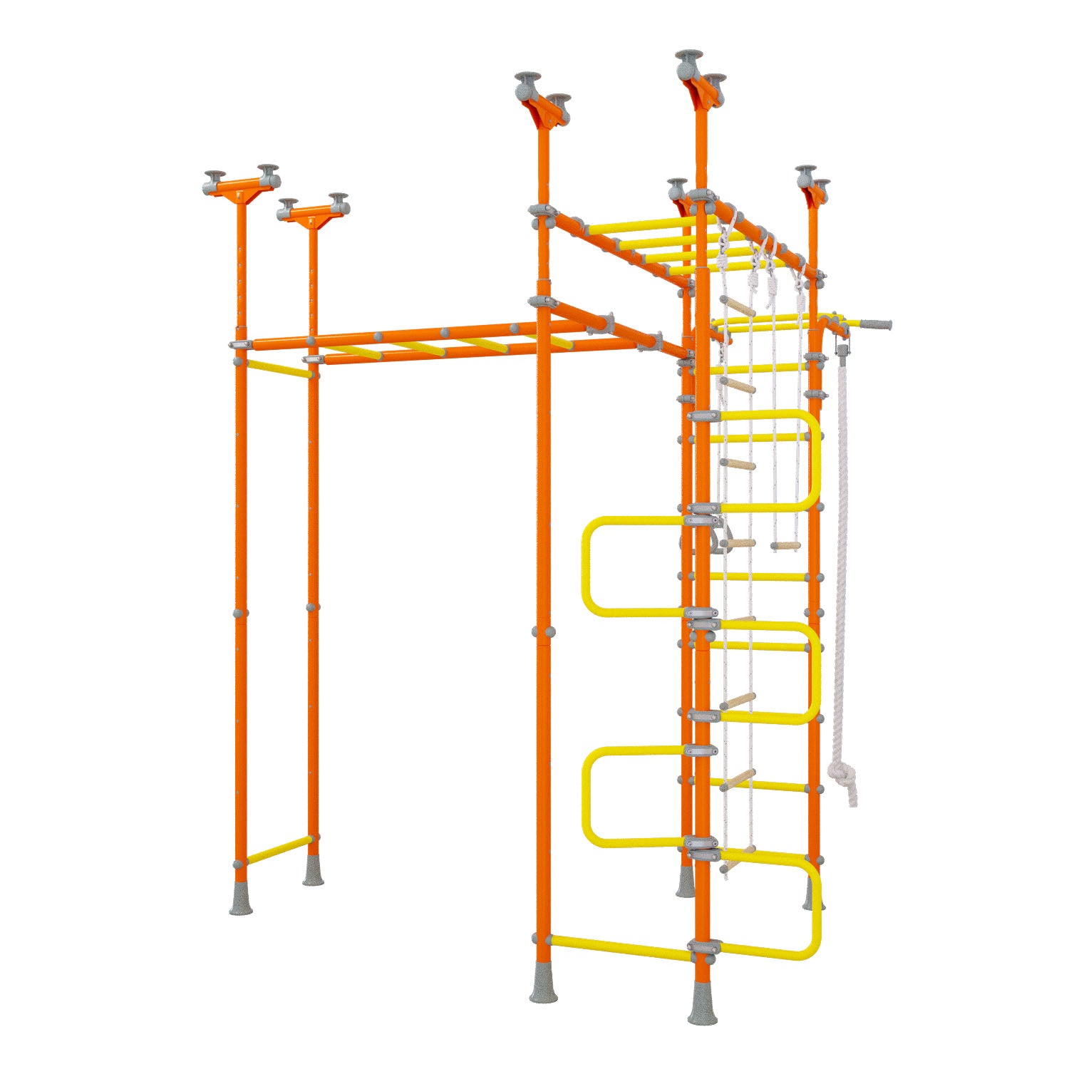 Saturn - Indoor Climbing Playset with Double Monkey Bars