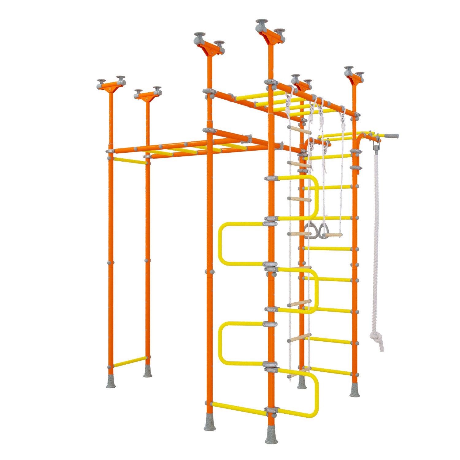 Saturn - Indoor Climbing Playset with Double Monkey Bars