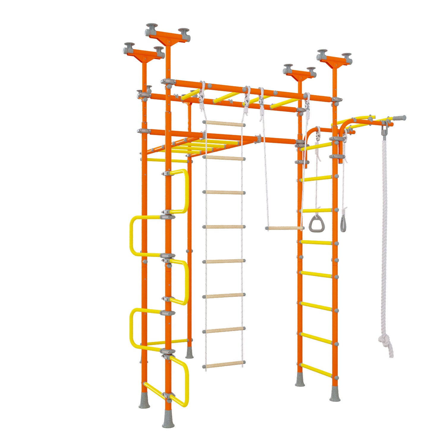 Saturn - Indoor Climbing Playset with Double Monkey Bars