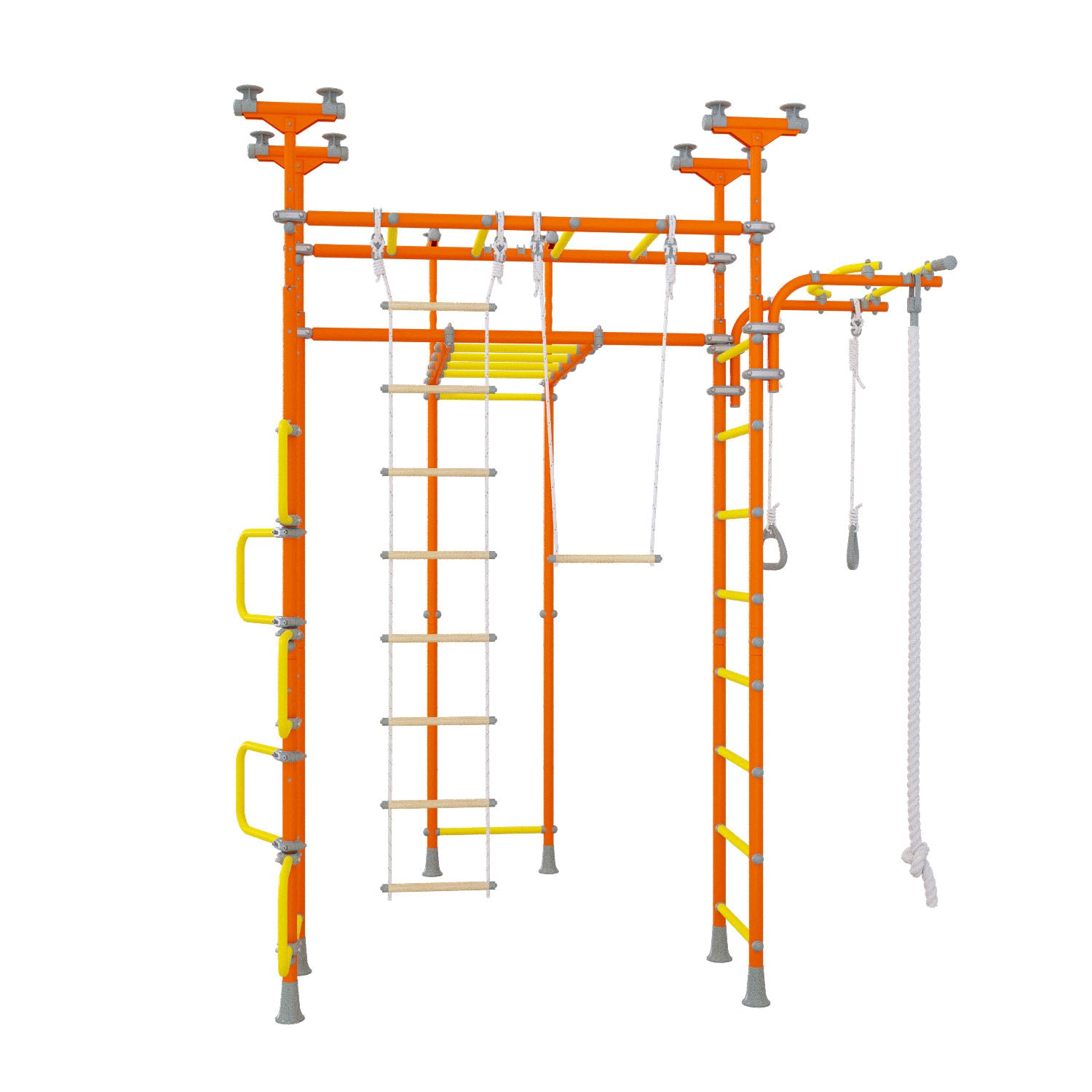 Saturn - Indoor Climbing Playset with Double Monkey Bars
