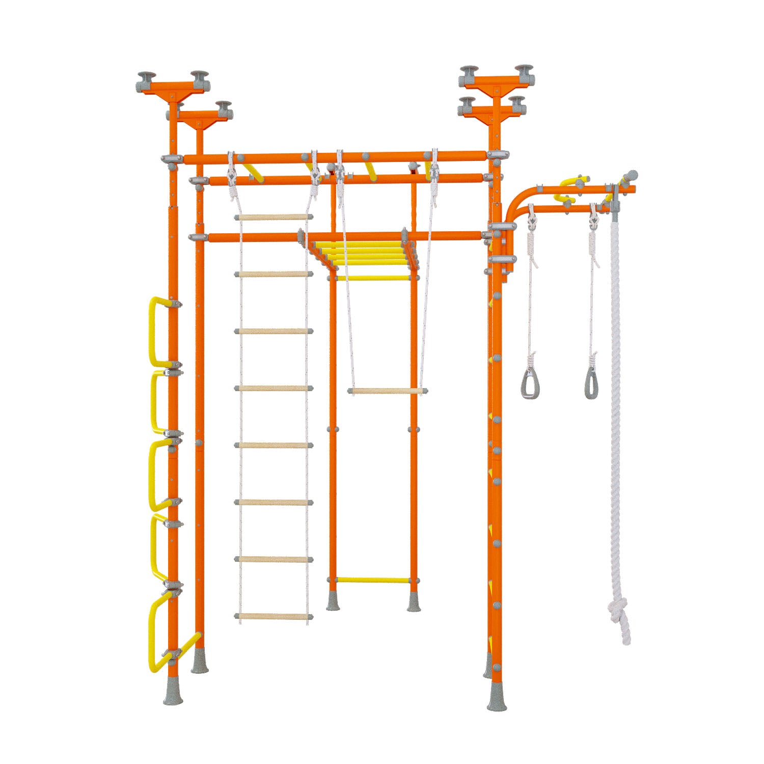 Saturn - Indoor Climbing Playset with Double Monkey Bars
