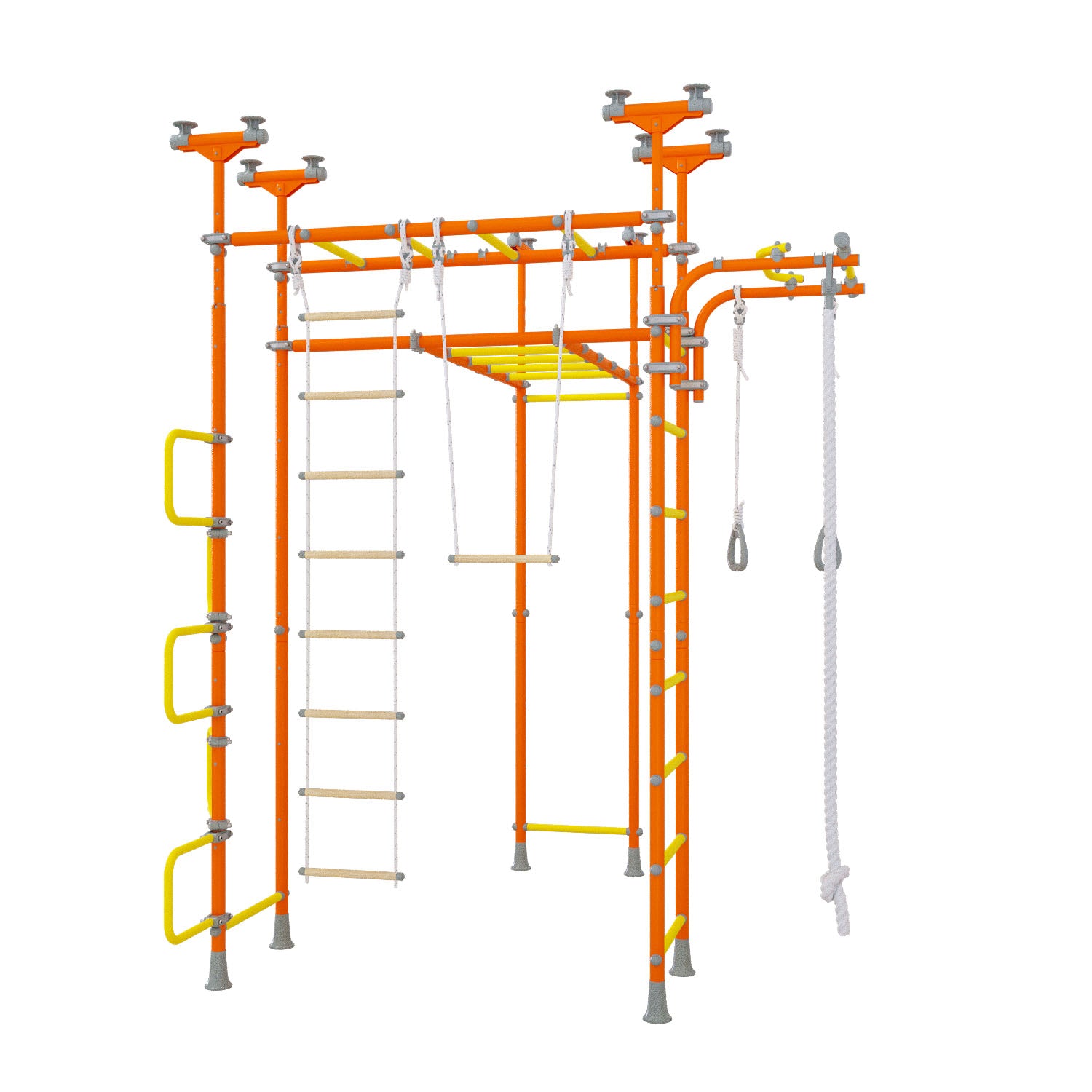 Saturn - Indoor Climbing Playset with Double Monkey Bars