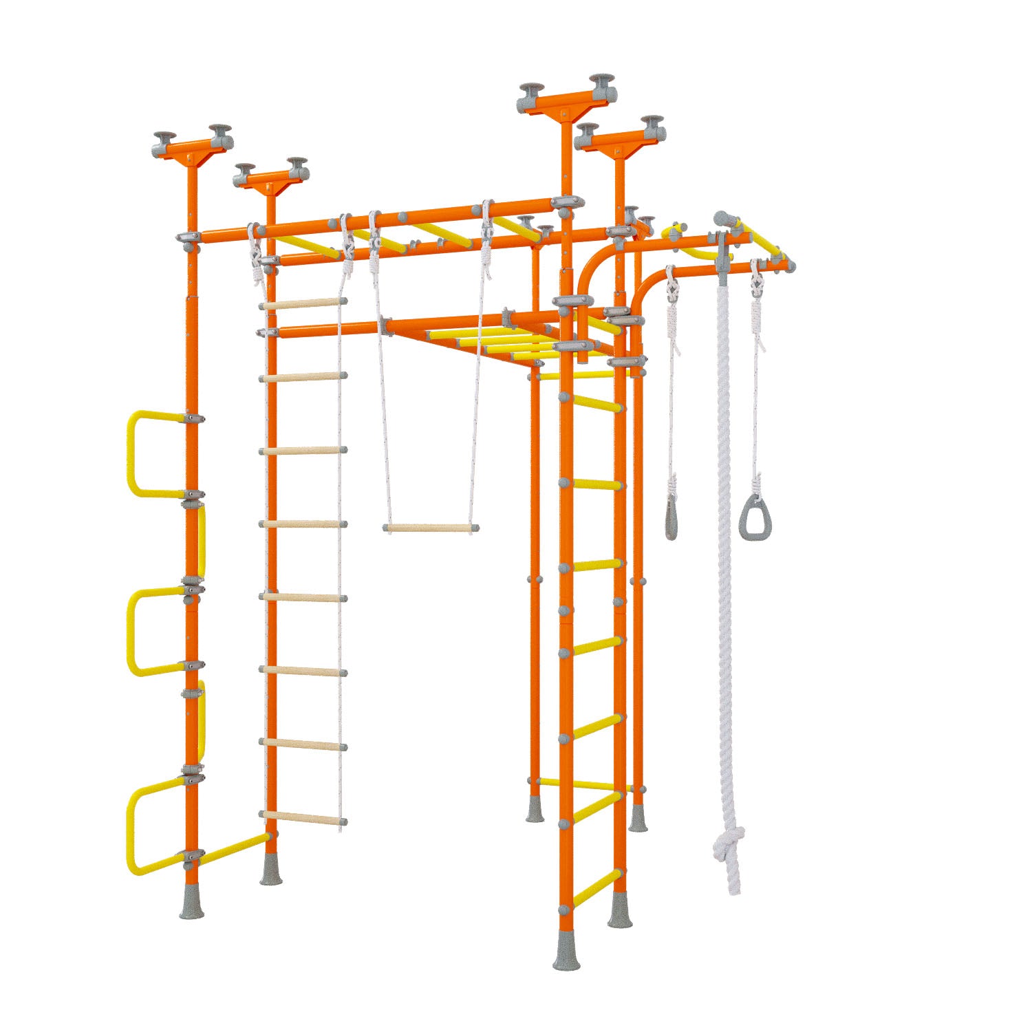 Saturn - Indoor Climbing Playset with Double Monkey Bars