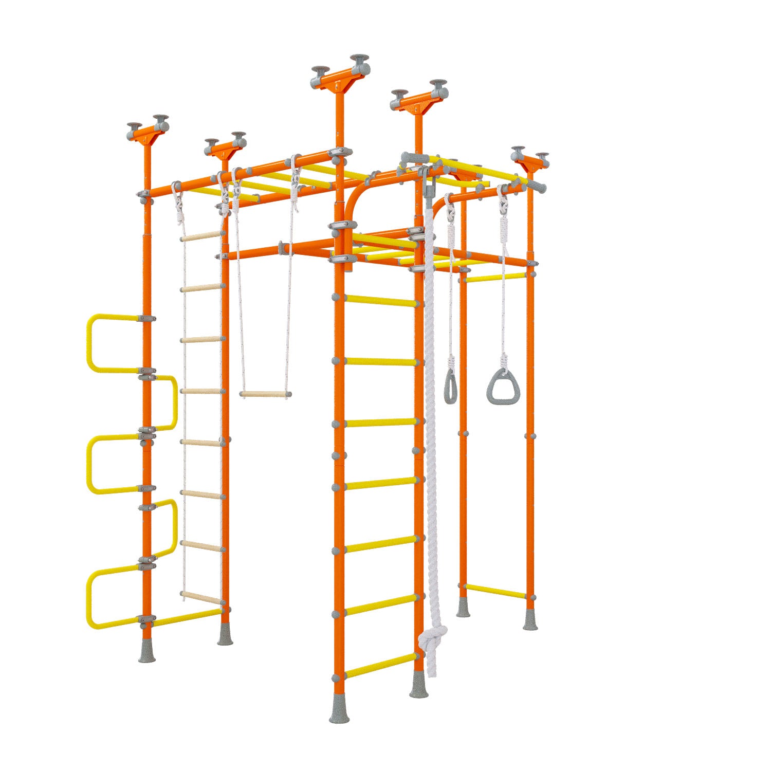 Saturn - Indoor Climbing Playset with Double Monkey Bars