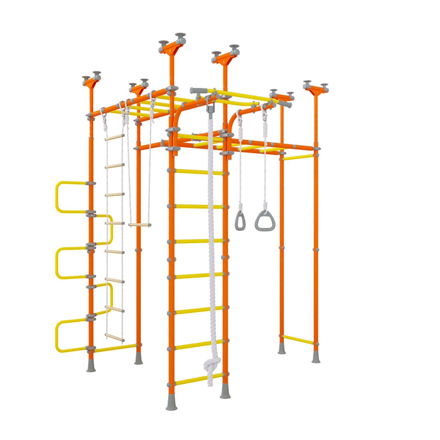 Saturn - Indoor Climbing Playset with Double Monkey Bars