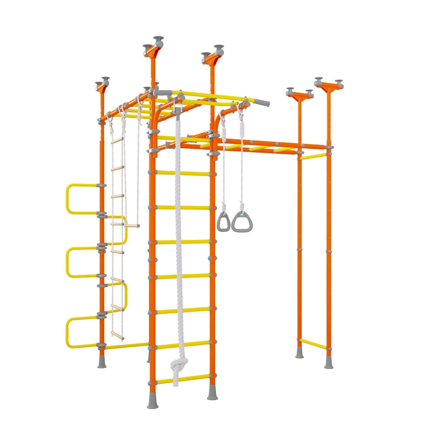 Saturn - Indoor Climbing Playset with Double Monkey Bars