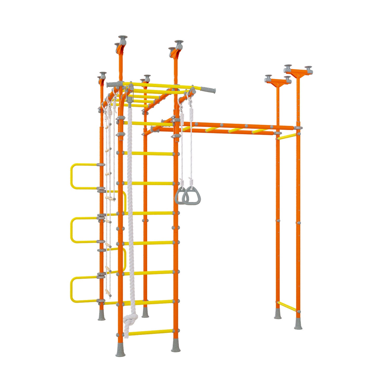 Saturn - Indoor Climbing Playset with Double Monkey Bars