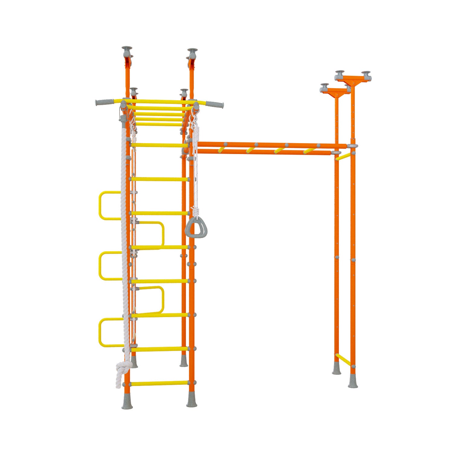 Saturn - Indoor Climbing Playset with Double Monkey Bars