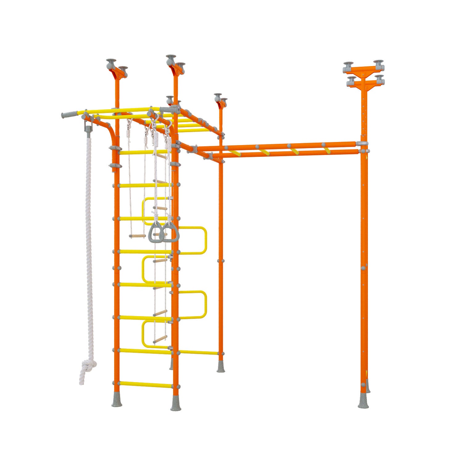 Saturn - Indoor Climbing Playset with Double Monkey Bars