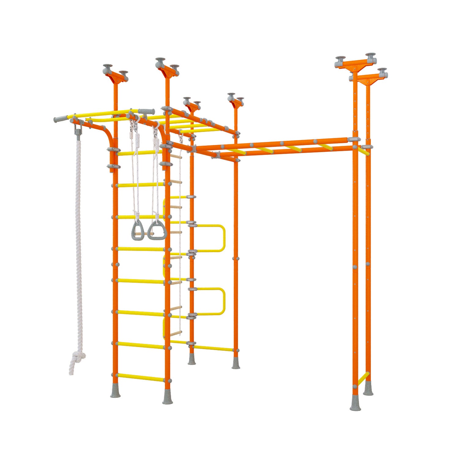 Saturn - Indoor Climbing Playset with Double Monkey Bars