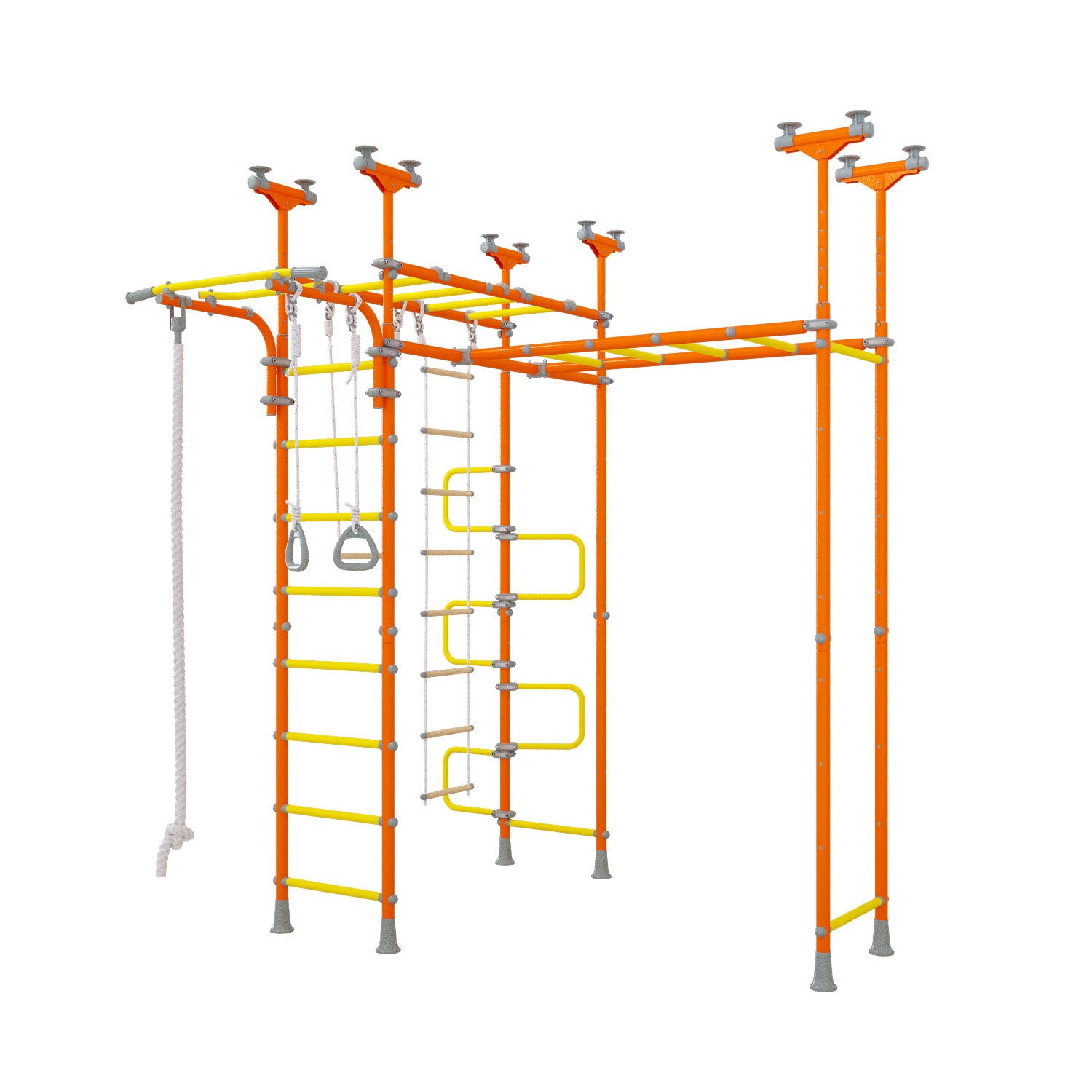 Saturn - Indoor Climbing Playset with Double Monkey Bars