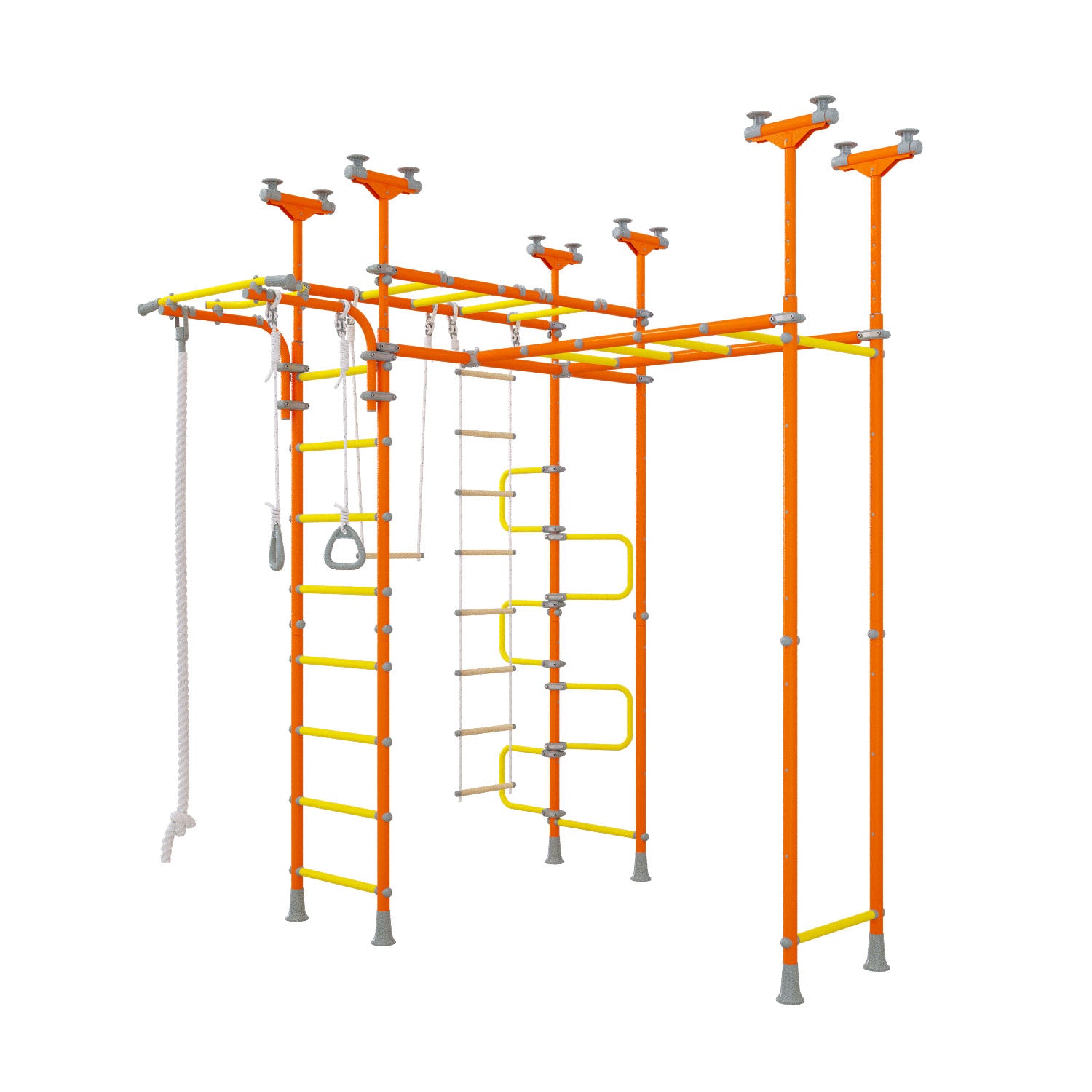 Saturn - Indoor Climbing Playset with Double Monkey Bars