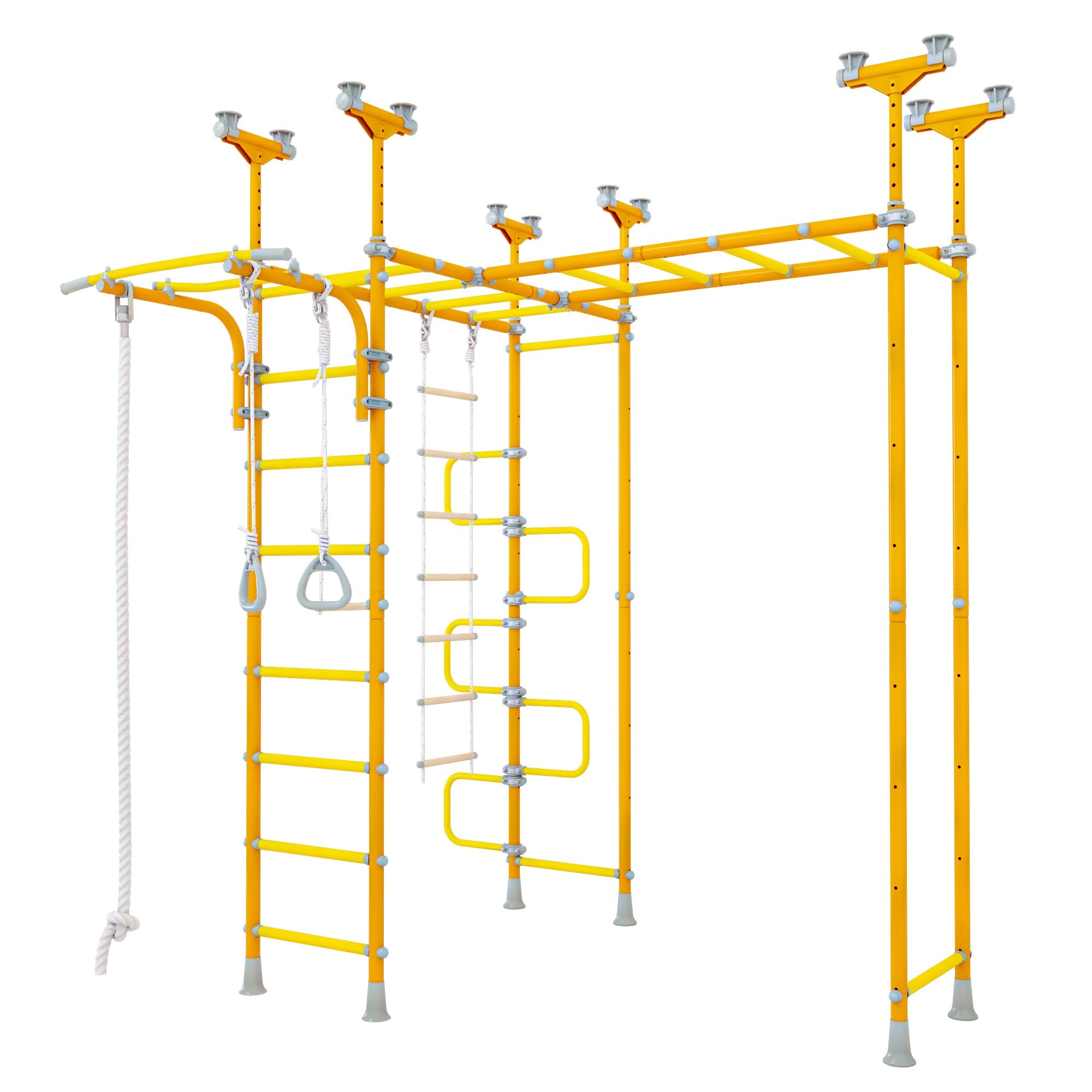 LIMIKIDS Saturn Orange - Pegasus + Monkey bars extension