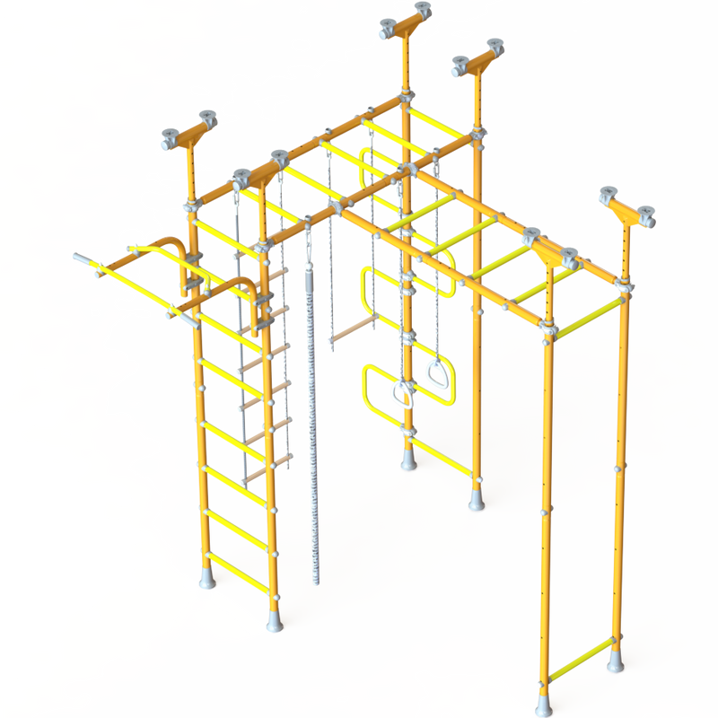 LIMIKIDS Saturn Orange - Pegasus + Monkey bars extension